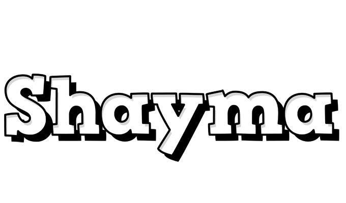 Shayma snowing logo