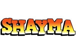 Shayma sunset logo
