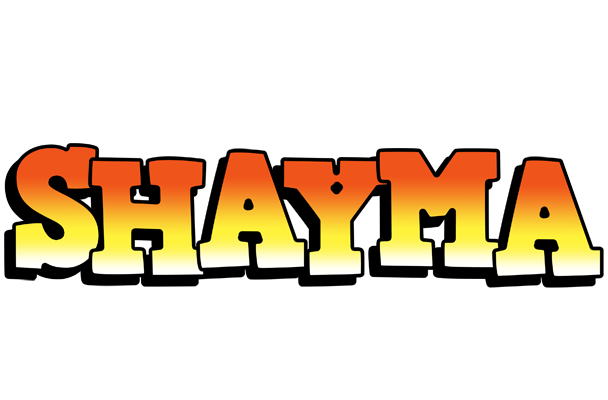 Shayma sunset logo