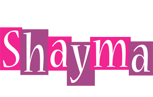 Shayma whine logo