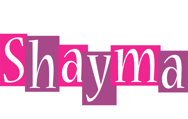Shayma whine logo