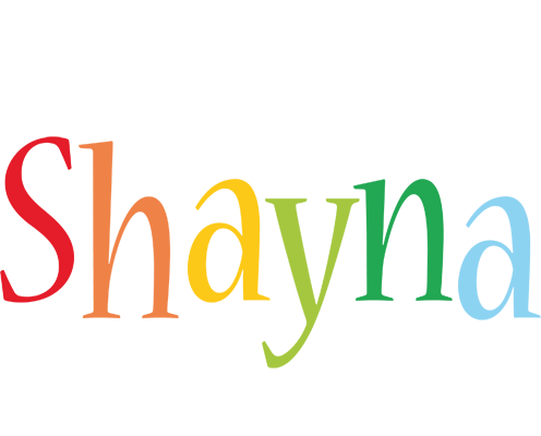 Shayna birthday logo