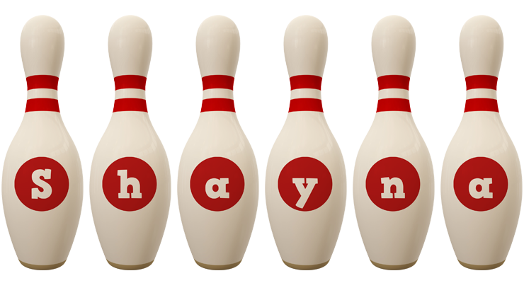 Shayna bowling-pin logo