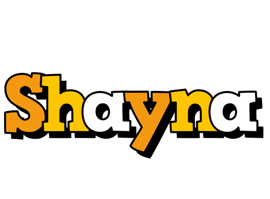 Shayna cartoon logo