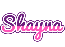 Shayna cheerful logo