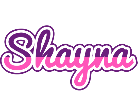 Shayna cheerful logo