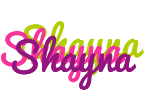 Shayna flowers logo