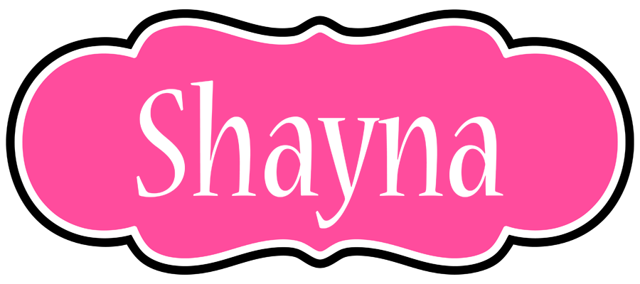 Shayna invitation logo