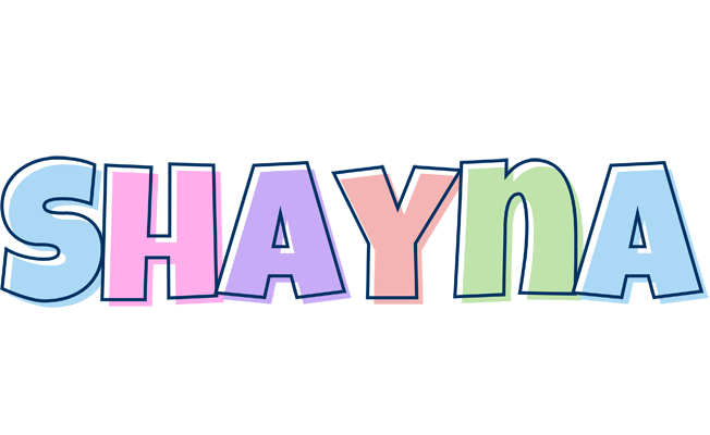 Shayna pastel logo