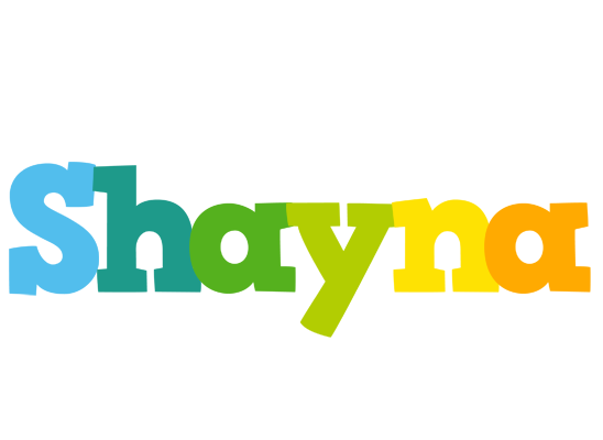 Shayna rainbows logo