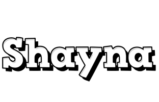 Shayna snowing logo