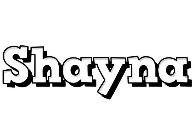 Shayna snowing logo