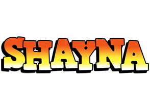 Shayna sunset logo