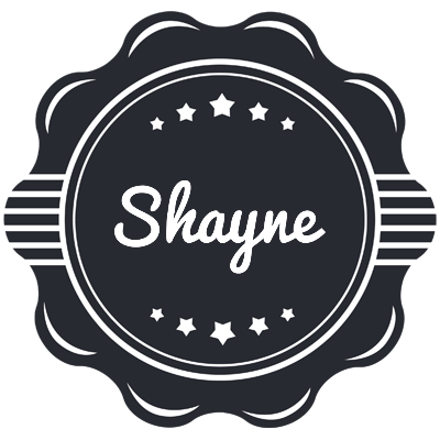 Shayne badge logo