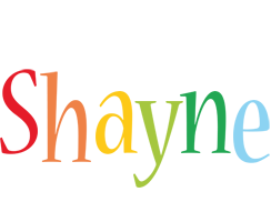Shayne birthday logo