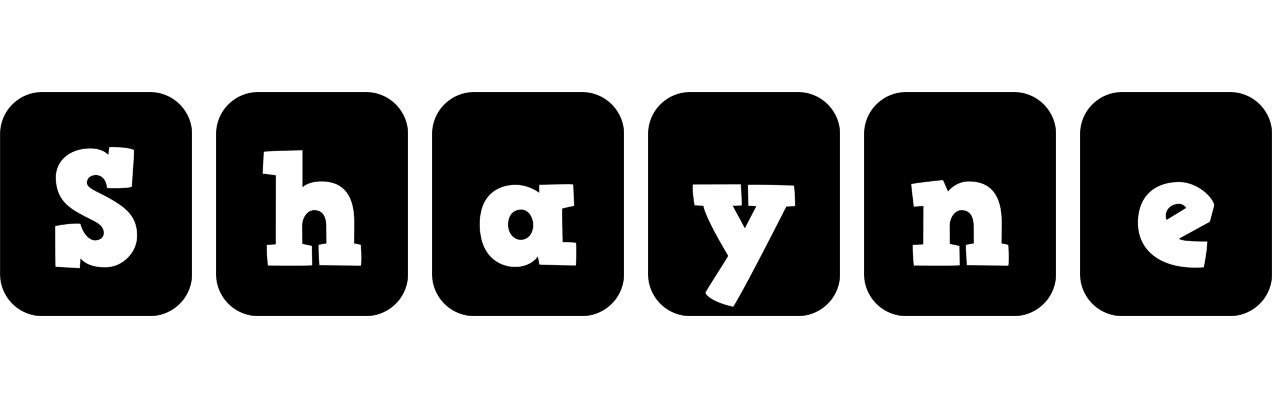 Shayne box logo