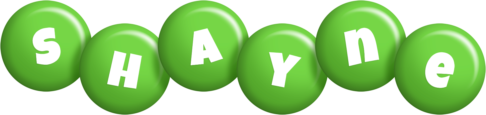 Shayne candy-green logo
