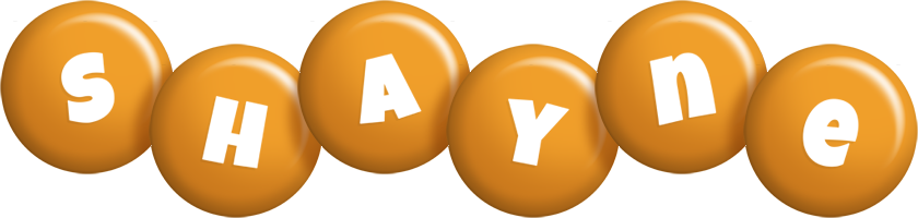 Shayne candy-orange logo