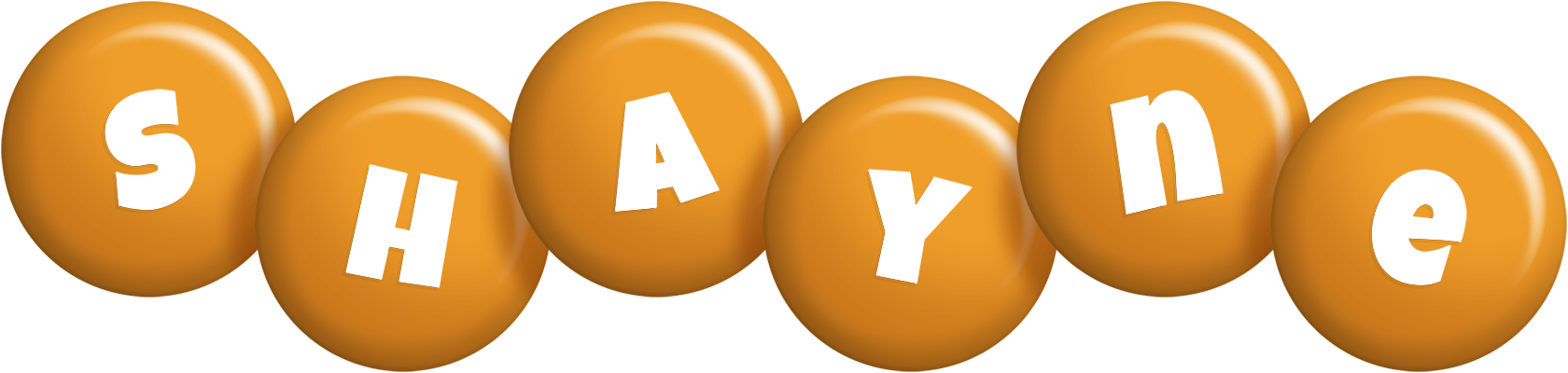 Shayne candy-orange logo