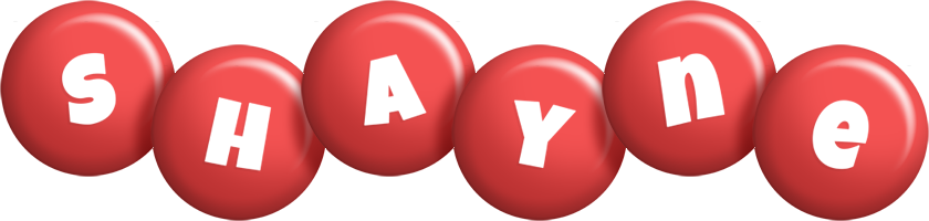 Shayne candy-red logo
