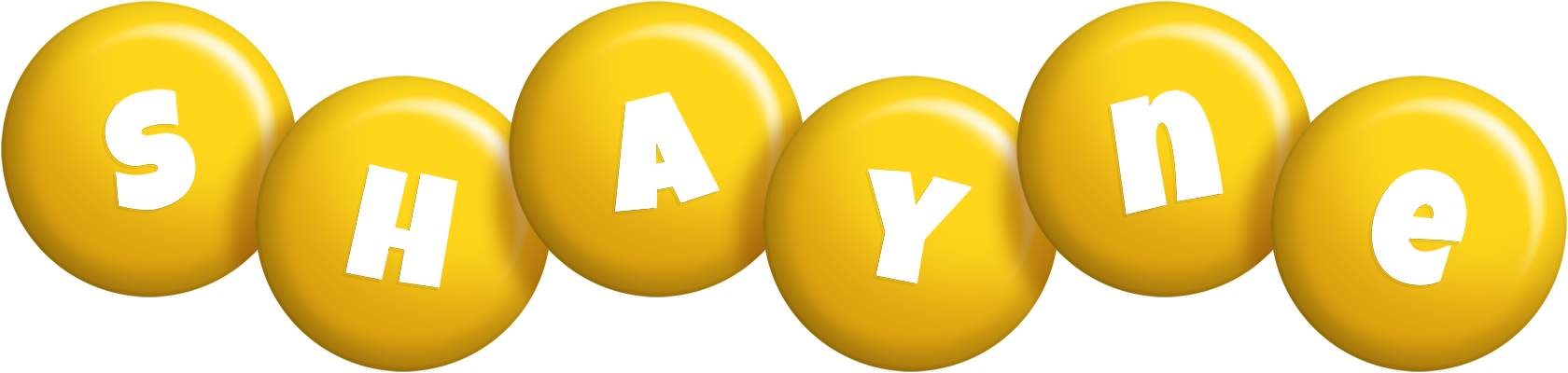 Shayne candy-yellow logo