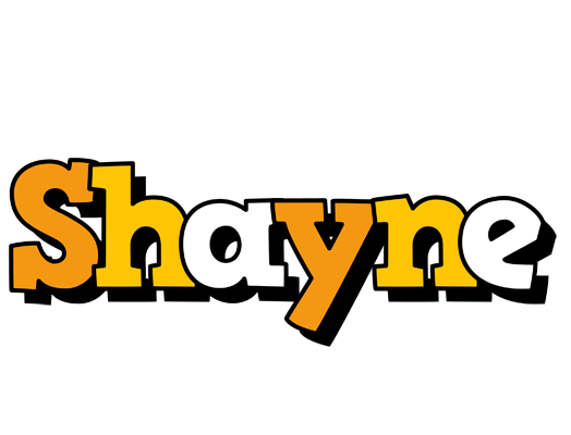 Shayne cartoon logo