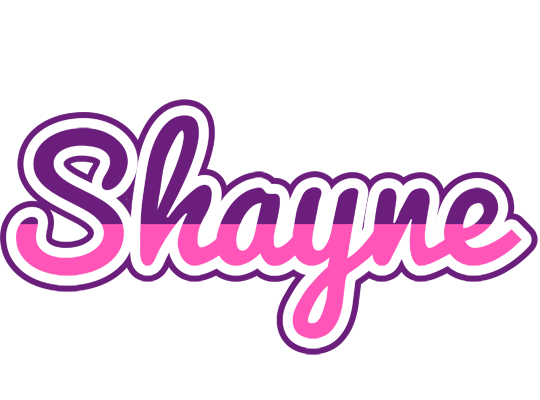 Shayne cheerful logo