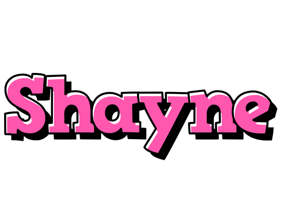 Shayne girlish logo