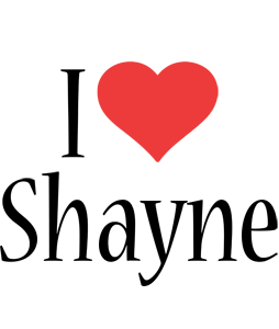 Shayne i-love logo
