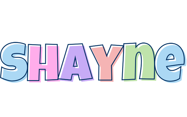 Shayne pastel logo