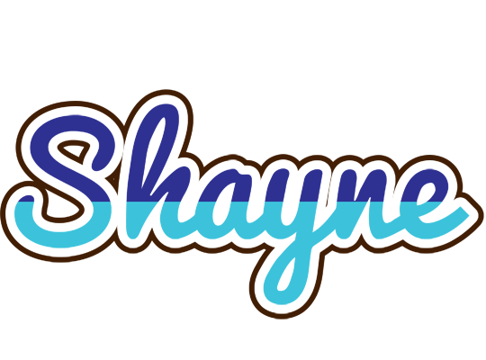 Shayne raining logo