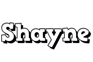 Shayne snowing logo
