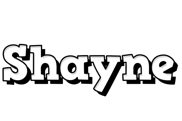 Shayne snowing logo