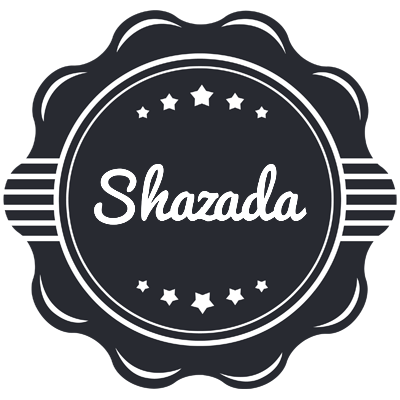 Shazada badge logo
