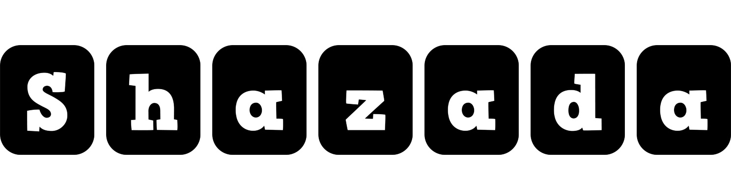 Shazada box logo