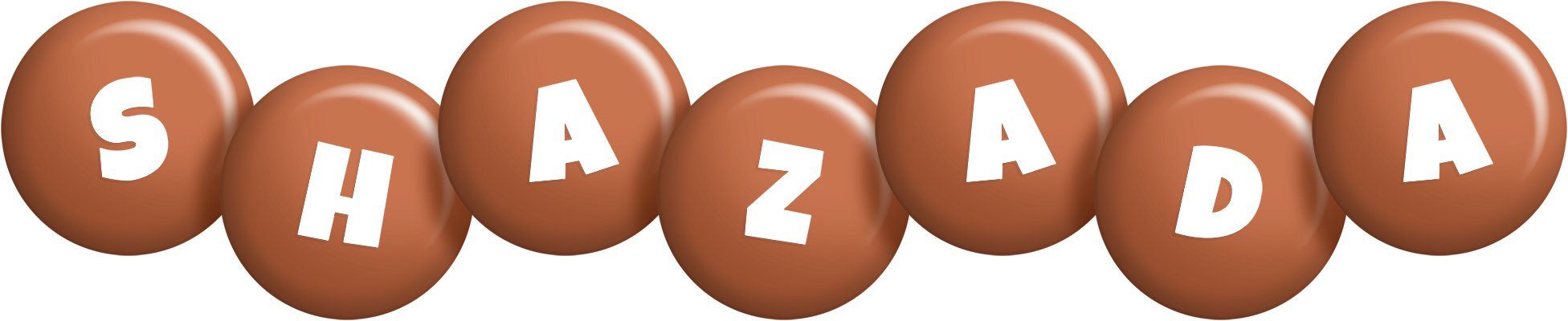 Shazada candy-brown logo