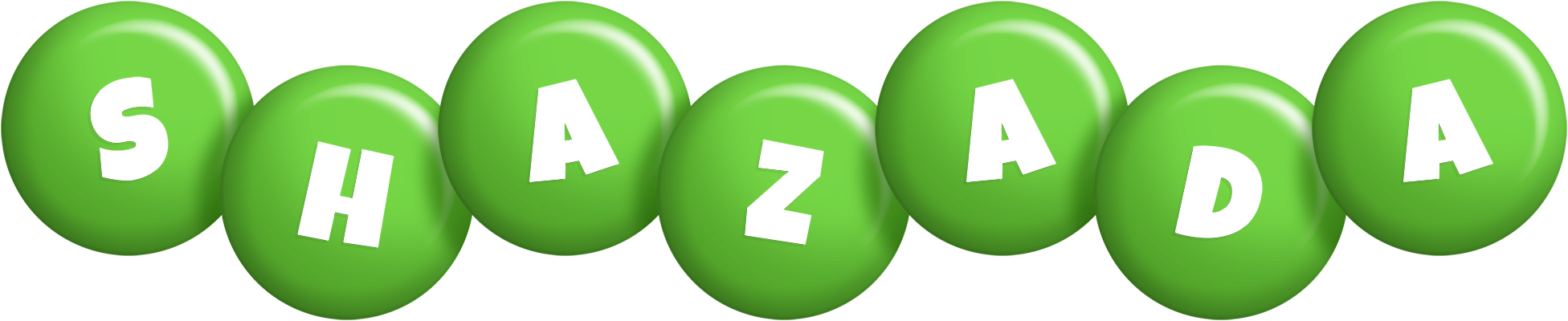 Shazada candy-green logo