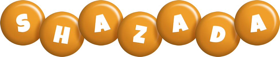 Shazada candy-orange logo
