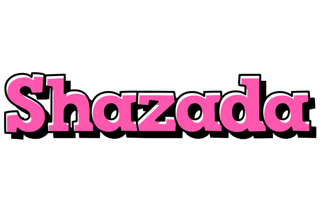 Shazada girlish logo