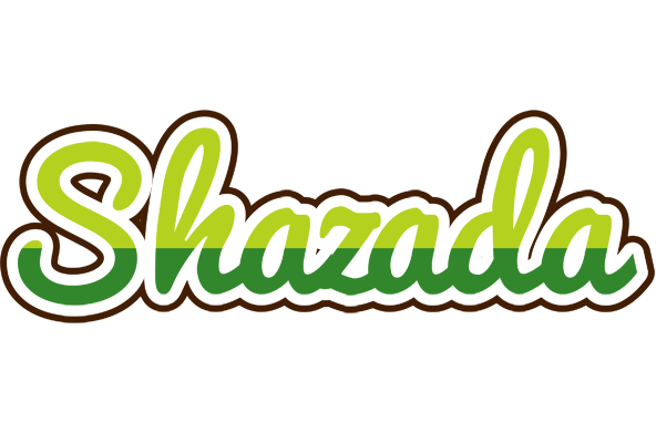 Shazada golfing logo