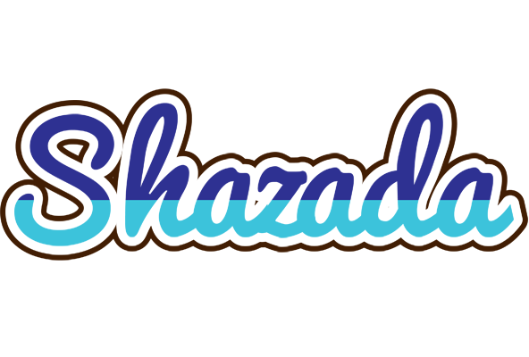 Shazada raining logo