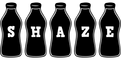 Shaze bottle logo