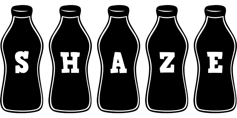 Shaze bottle logo