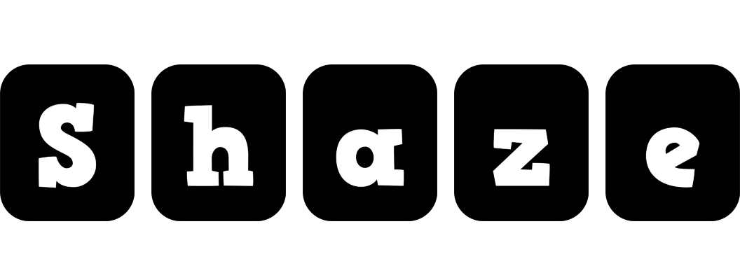 Shaze box logo