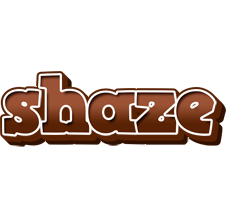 Shaze brownie logo