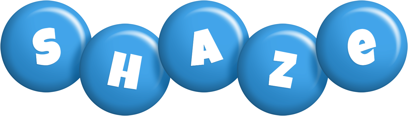 Shaze candy-blue logo