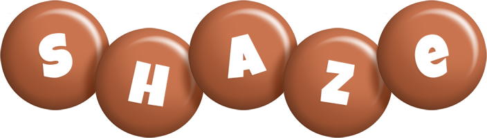 Shaze candy-brown logo