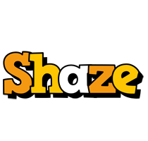 Shaze cartoon logo