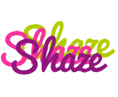 Shaze flowers logo