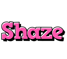 Shaze girlish logo